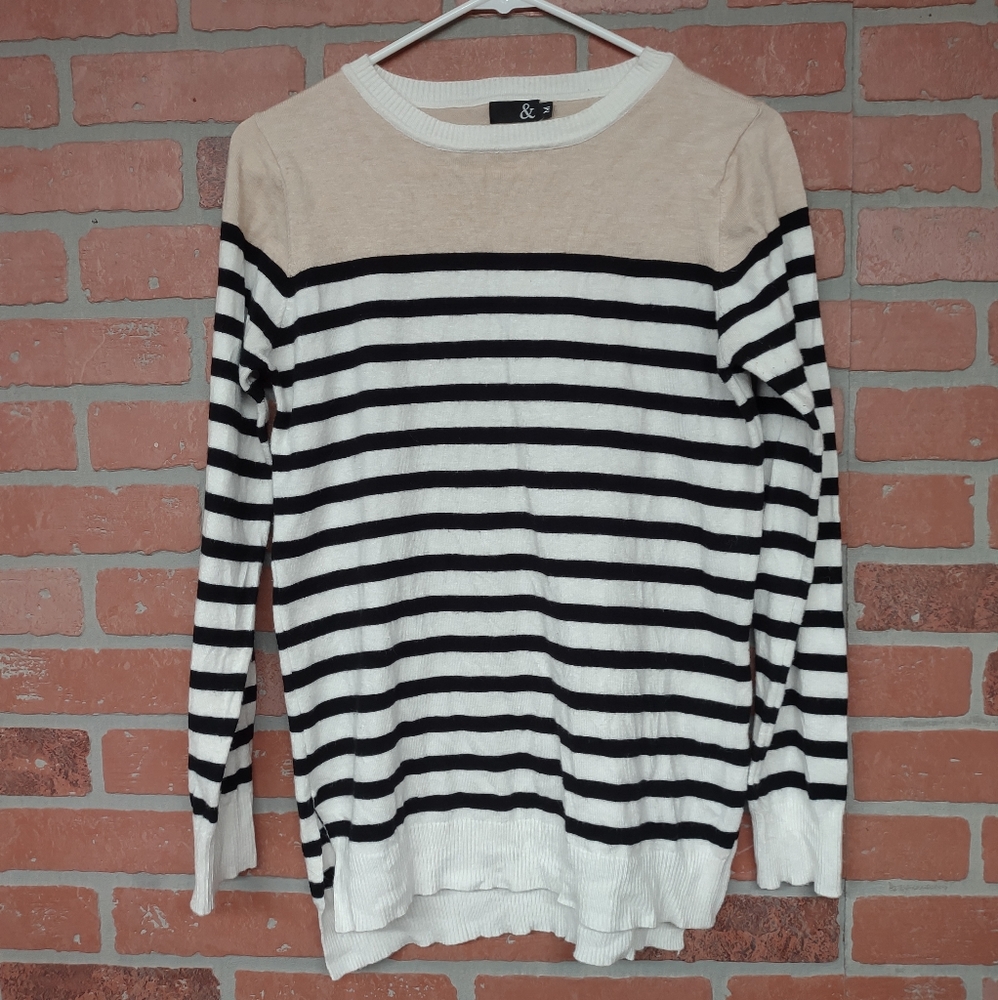 & Ampersand Avenue striped sweater Size Medium